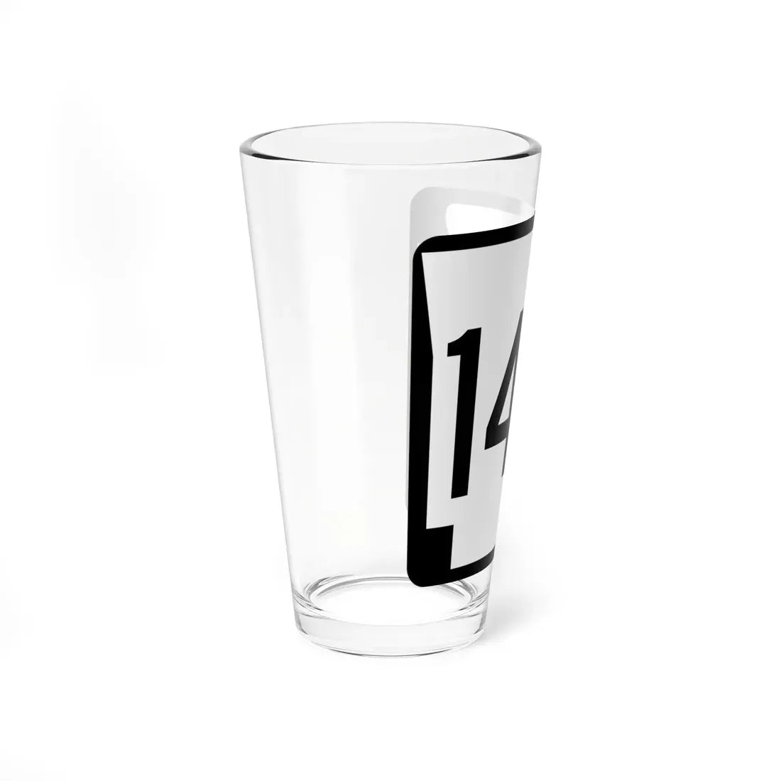 Arkansas 145 1970 (Arkansas) (Road Sign) Pint Glass 16oz - Go Mug Yourself