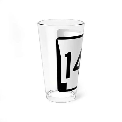 Arkansas 146 (Arkansas) (Road Sign) Pint Glss 16oz - Go Mug Yourself