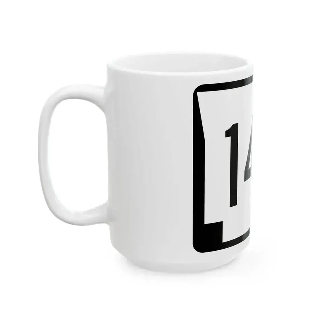 Arkansas 146S (Arkansas) (Road Sign) White Coffee Mug - Go Mug Yourself