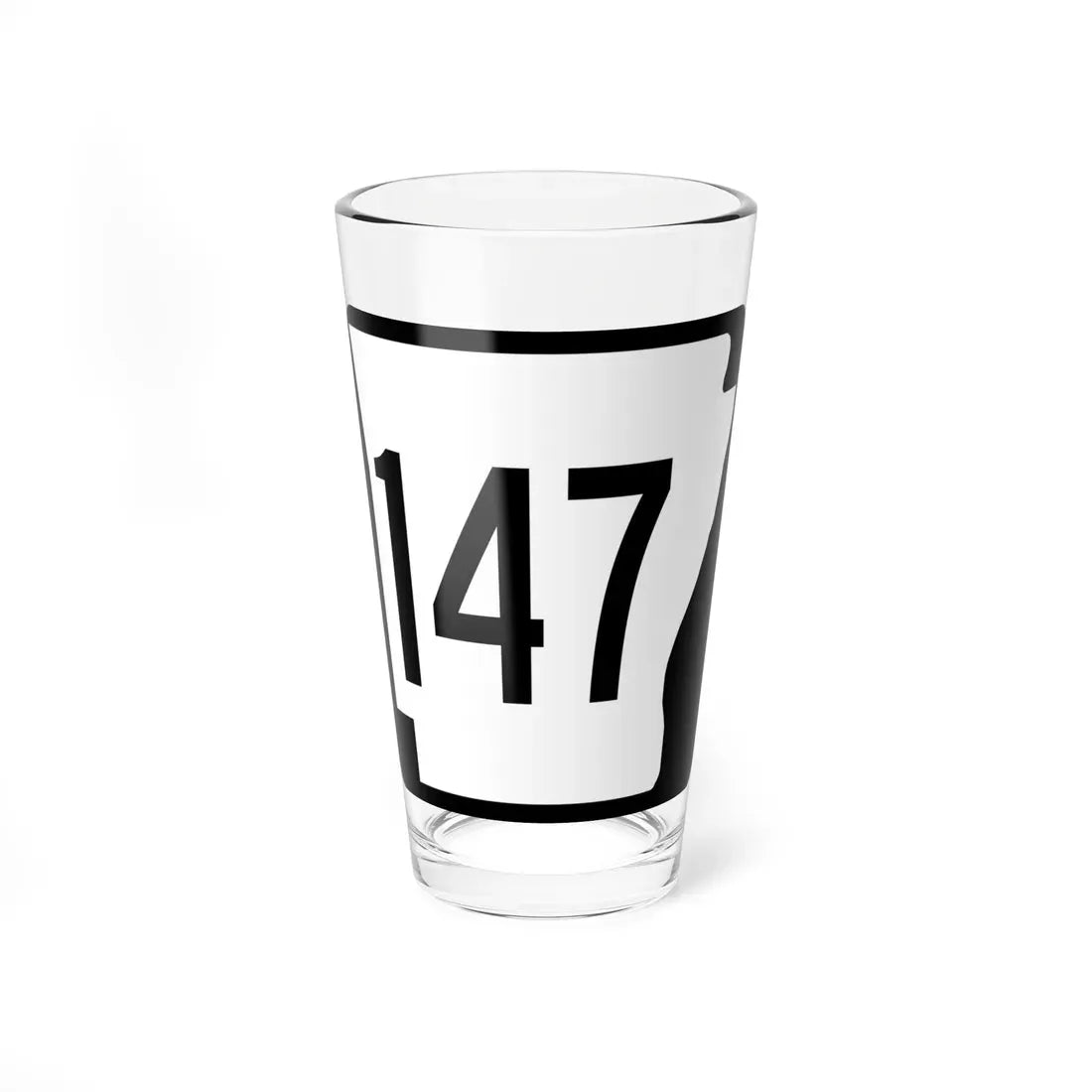 Arkansas 147 1970 (Arkansas) (Road Sign) Pint Glass 16oz 16oz - Go Mug Yourself