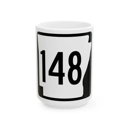 Arkansas 148 1970 (Arkansas) (Road Sign) White Coffee Mug 15oz - Go Mug Yourself
