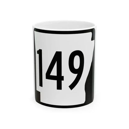 Arkansas 149 1970 (Arkansas) (Road Sign) White Coffee Mug 11oz - Go Mug Yourself