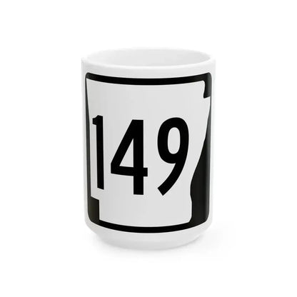 Arkansas 149 1970 (Arkansas) (Road Sign) White Coffee Mug - Go Mug Yourself