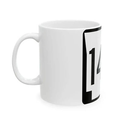 Arkansas 149 1970 (Arkansas) (Road Sign) White Coffee Mug - Go Mug Yourself