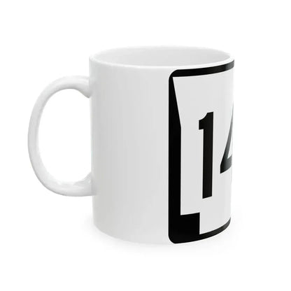 Arkansas 149 (Arkansas) (Road Sign) White Coffee Mug - Go Mug Yourself