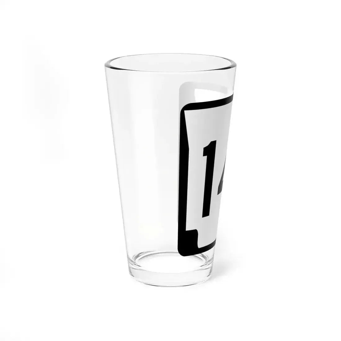 Arkansas 14A (Arkansas) (Road Sign) Pint Glass 16oz - Go Mug Yourself
