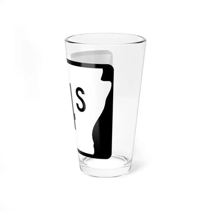 Arkansas 14S (Arkansas) (Road Sign) Pint Glass 16oz - Go Mug Yourself