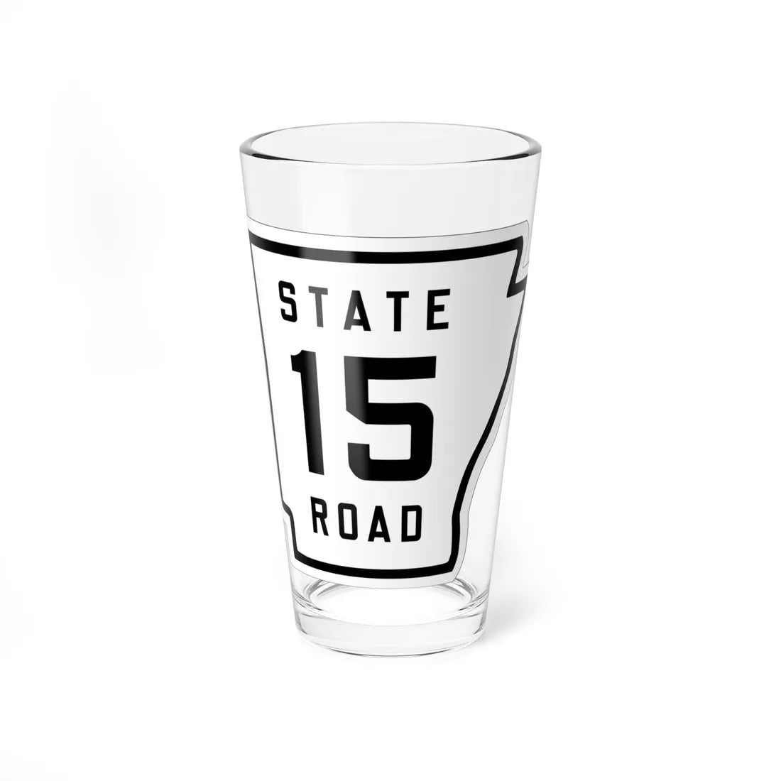 Arkansas 15 1926 (Arkansas) (Road Sign) Pint Glass 16oz 16oz - Go Mug Yourself
