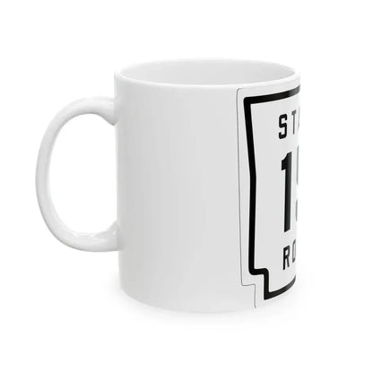 Arkansas 15 1926 (Arkansas) (Road Sign) White Coffee Mug - Go Mug Yourself