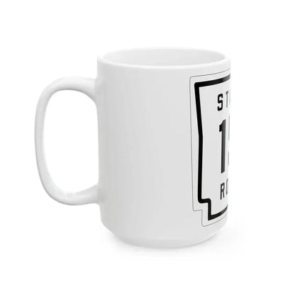 Arkansas 15 1926 (Arkansas) (Road Sign) White Coffee Mug - Go Mug Yourself