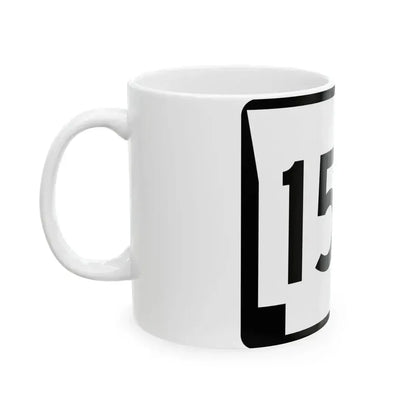 Arkansas 150 (Arkansas) (Road Sign) White Coffee Mug - Go Mug Yourself