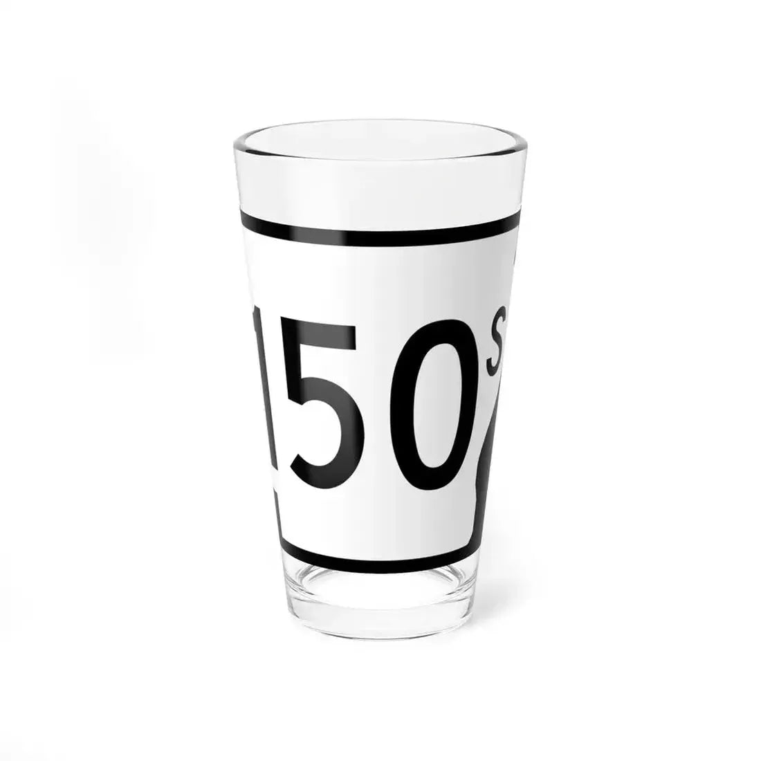 Arkansas 150S (Arkansas) (Road Sign) Pint Glass 16oz 16oz - Go Mug Yourself