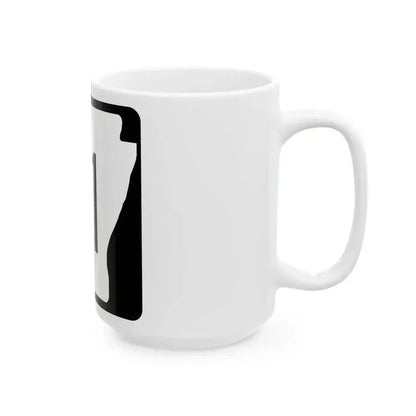 Arkansas 151 1970 (Arkansas) (Road Sign) White Coffee Mug - Go Mug Yourself