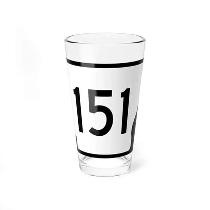 Arkansas 151 (Arkansas) (Road Sign) Pint Glass 16oz 16oz - Go Mug Yourself