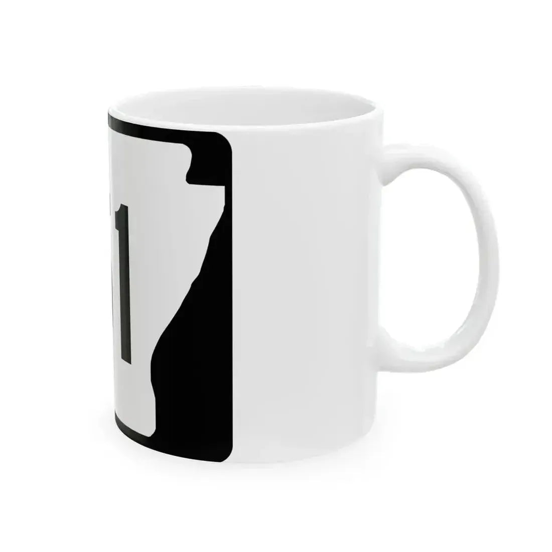 Arkansas 151 (Arkansas) (Road Sign) White Coffee Mug - Go Mug Yourself