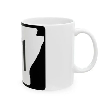 Arkansas 151 (Arkansas) (Road Sign) White Coffee Mug - Go Mug Yourself