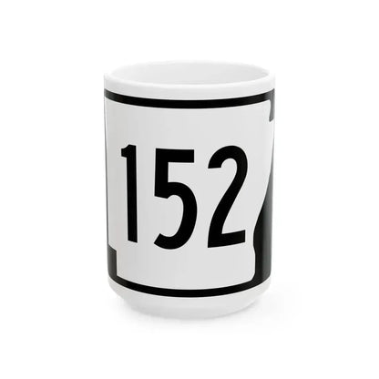 Arkansas 152 (Arkansas) (Road Sign) White Coffee Mug 15oz - Go Mug Yourself
