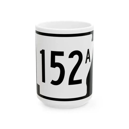 Arkansas 152A (Arkansas) (Road Sign) White Coffee Mug 15oz - Go Mug Yourself