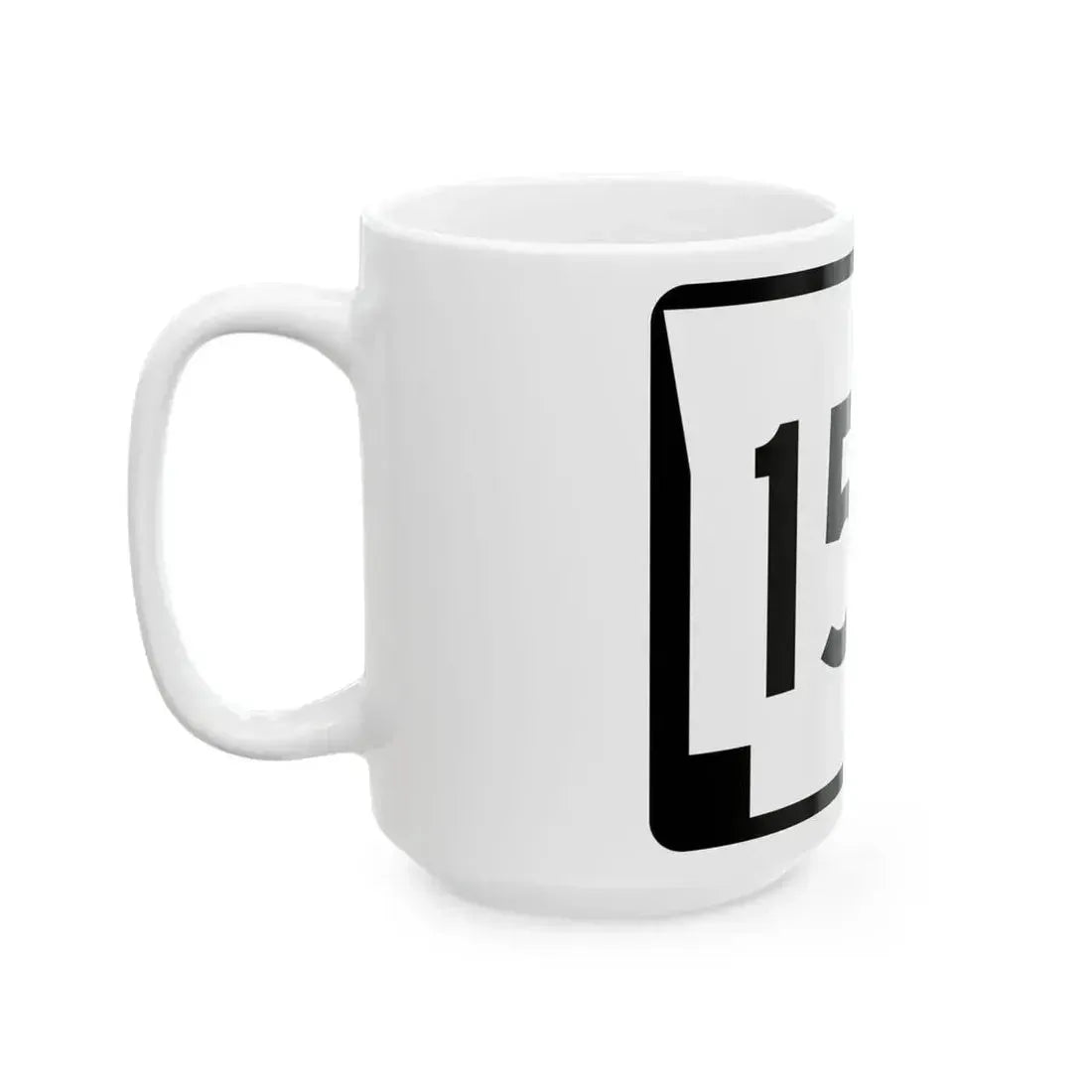Arkansas 153 (Arkansas) (Road Sign) White Coffee Mug - Go Mug Yourself