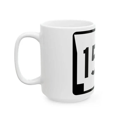 Arkansas 154 (Arkansas) (Road Sign) White Coffee Mug - Go Mug Yourself