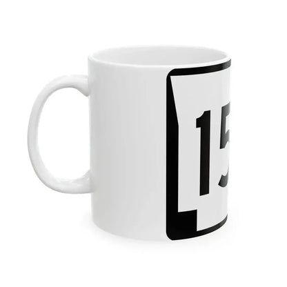 Arkansas 156 (Arkansas) (Road Sign) White Coffee Mug - Go Mug Yourself