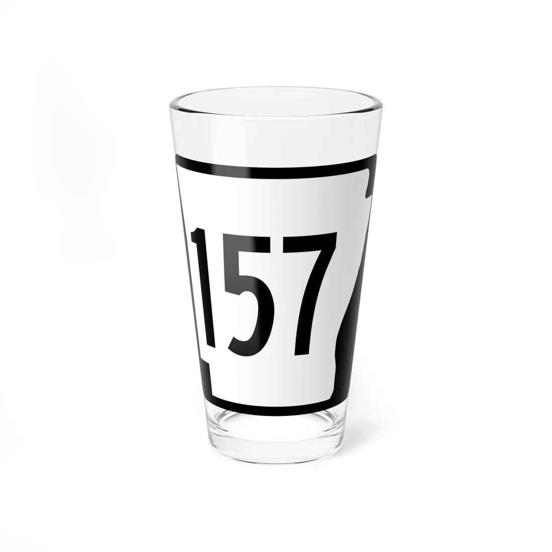 Arkansas 157 1970 (Arkansas) (Road Sign) Pint Glass 16oz 16oz - Go Mug Yourself