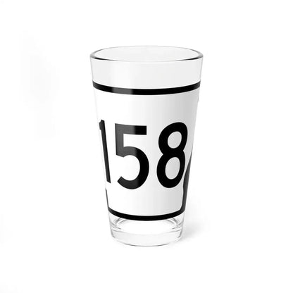 Arkansas 158 (Arkansas) (Road Sign) Pint Glass 16oz 16oz - Go Mug Yourself