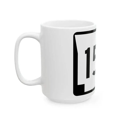 Arkansas 158 (Arkansas) (Road Sign) White Coffee Mug - Go Mug Yourself