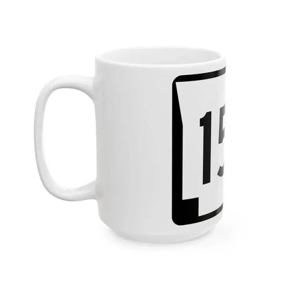 Arkansas 159 (Arkansas) (Road Sign) White Coffee Mug - Go Mug Yourself