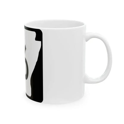 Arkansas 16 (Arkansas) (Road Sign) White Coffee Mug - Go Mug Yourself