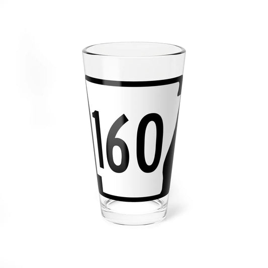 Arkansas 160 1970 (Arkansas) (Road Sign) Pint Glass 16oz 16oz - Go Mug Yourself