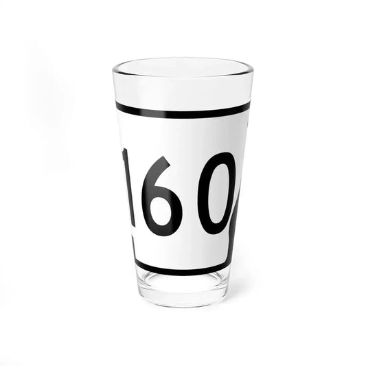 Arkansas 160 (Arkansas) (Road Sign) Pint Glass 16oz 16oz - Go Mug Yourself