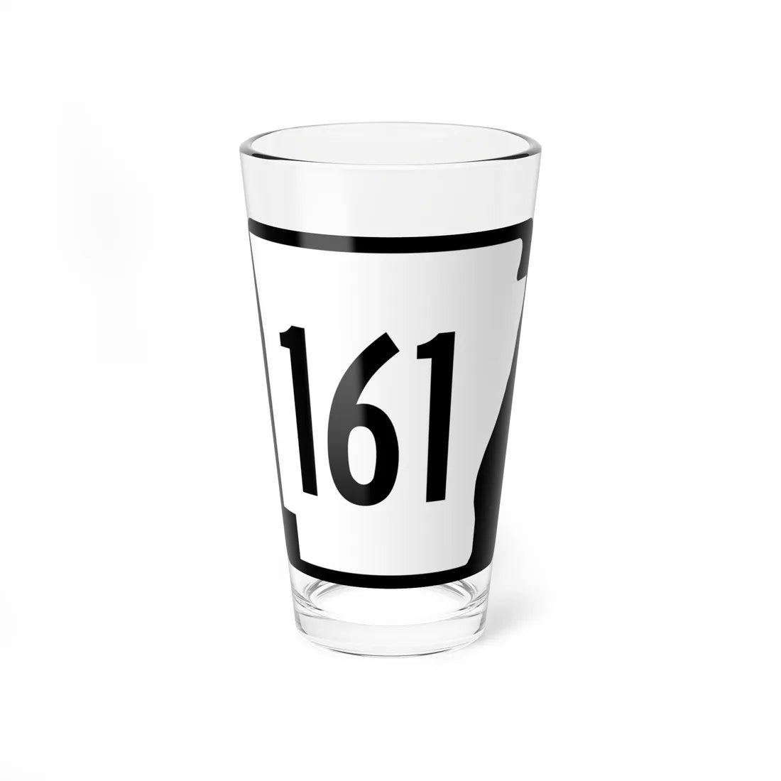 Arkansas 161 1970 (Arkansas) (Road Sign) Pint Glass 16oz 16oz - Go Mug Yourself
