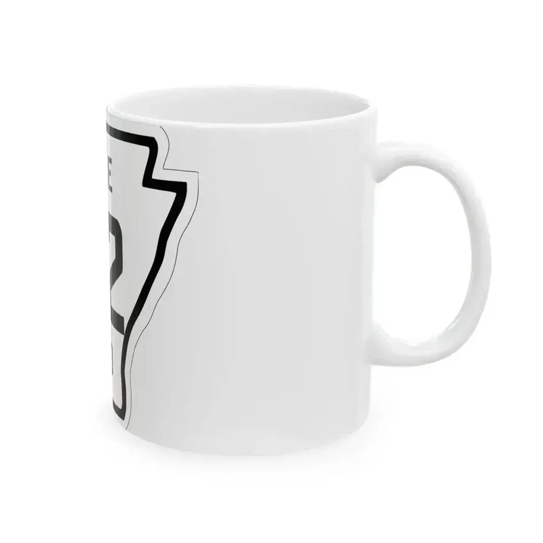 Arkansas 162 1926 (Arkansas) (Road Sign) White Coffee Mug - Go Mug Yourself