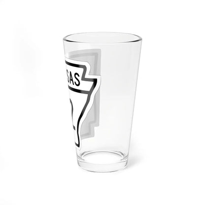 Arkansas 162 1948 (Arkansas) (Road Sign) Pint Glass 16oz - Go Mug Yourself