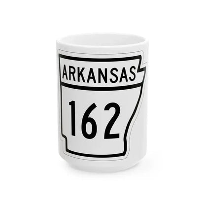 Arkansas 162 1948 (Arkansas) (Road Sign) White Coffee Mug 15oz - Go Mug Yourself