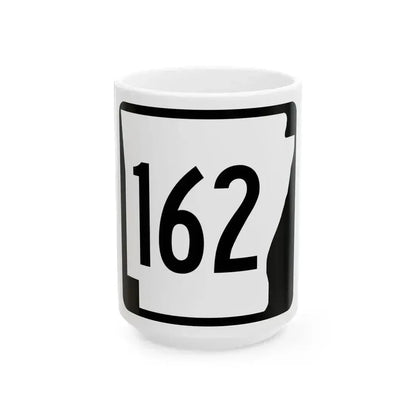 Arkansas 162 1970 (Arkansas) (Road Sign) White Coffee Mug 15oz - Go Mug Yourself
