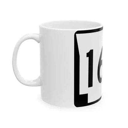 Arkansas 162 (Arkansas) (Road Sign) White Coffee Mug - Go Mug Yourself