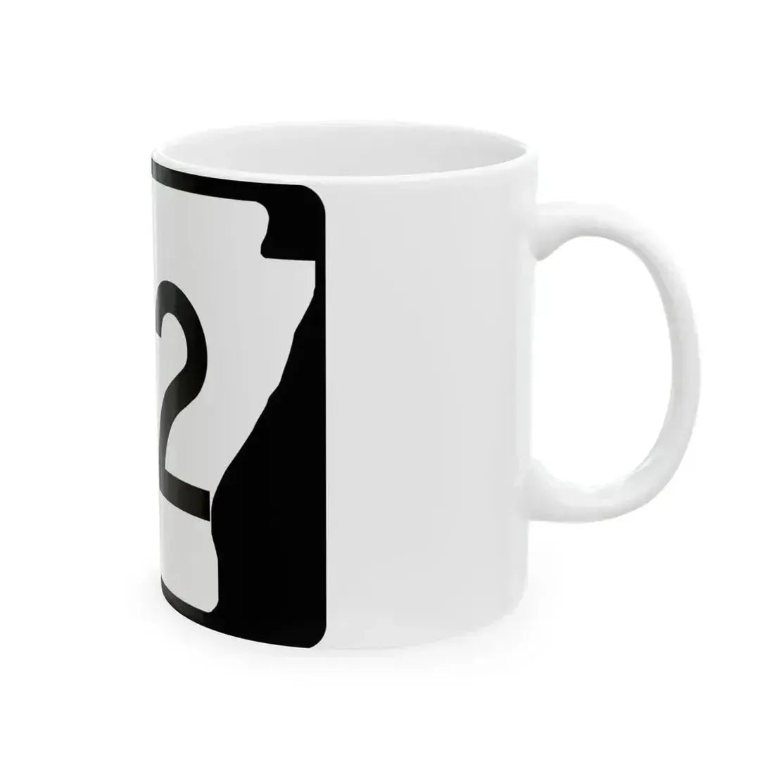 Arkansas 162 (Arkansas) (Road Sign) White Coffee Mug - Go Mug Yourself