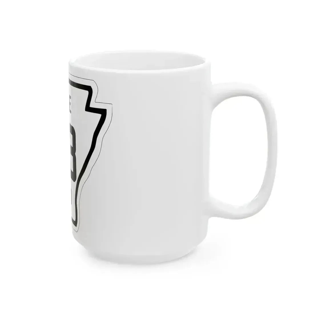 Arkansas 163 1926 (Arkansas) (Road Sign) White Coffee Mug - Go Mug Yourself