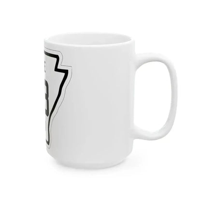 Arkansas 163 1926 (Arkansas) (Road Sign) White Coffee Mug - Go Mug Yourself