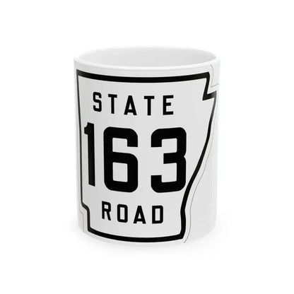 Arkansas 163 1926 (Arkansas) (Road Sign) White Coffee Mug - Go Mug Yourself