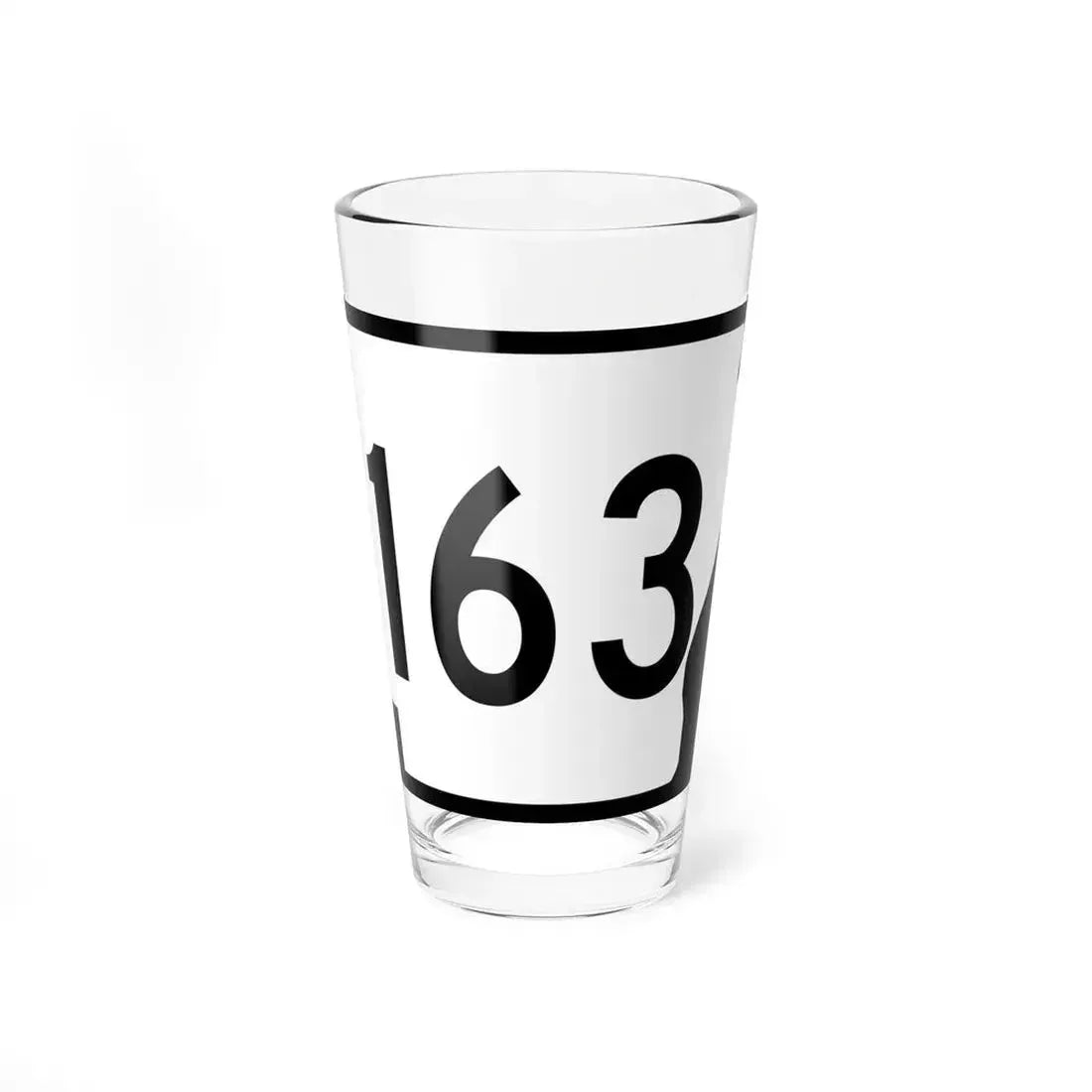 Arkansas 163 (Arkansas) (Road Sign) Pint Glass 16oz 16oz - Go Mug Yourself
