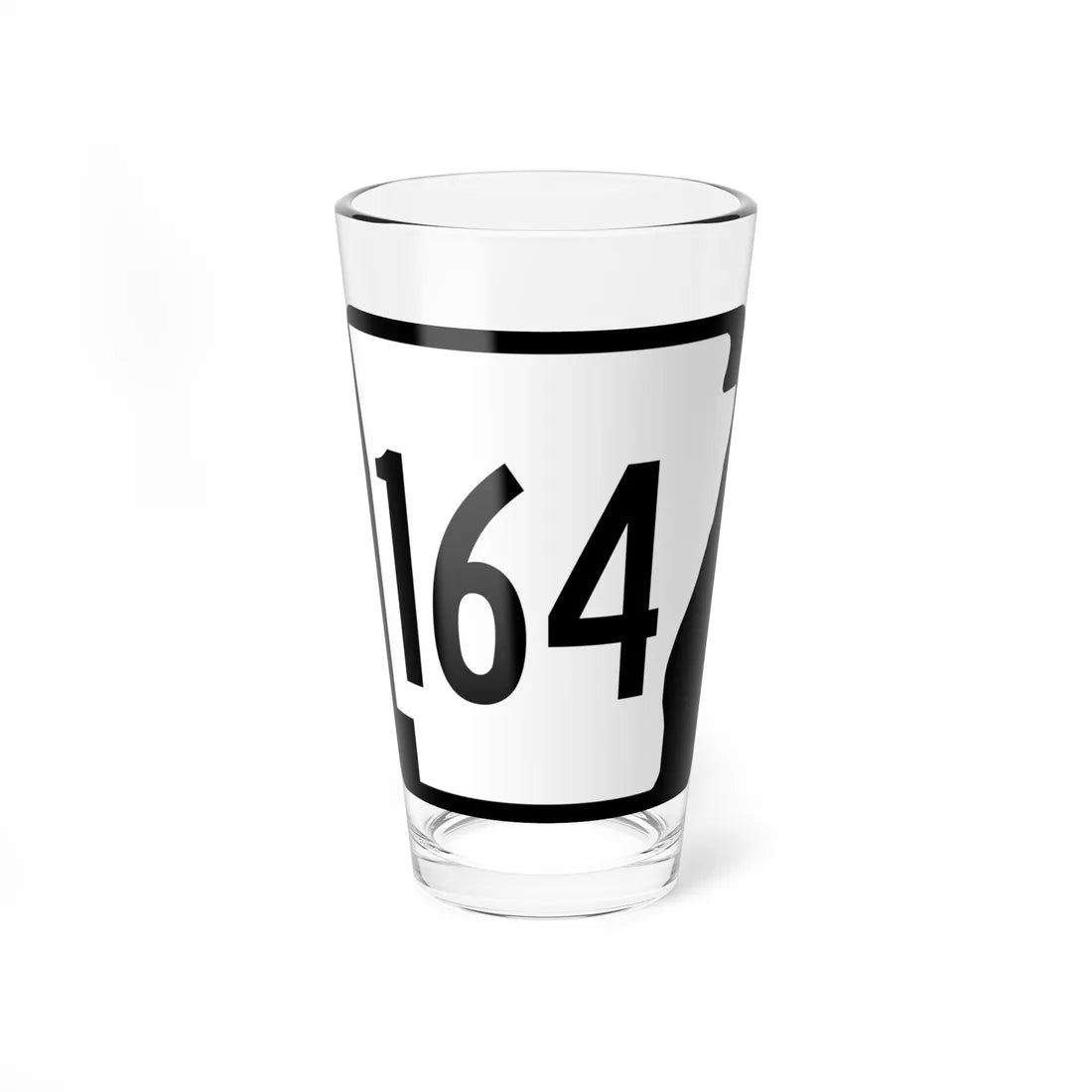 Arkansas 164 1970 (Arkansas) (Road Sign) Pint Glass 16oz 16oz - Go Mug Yourself