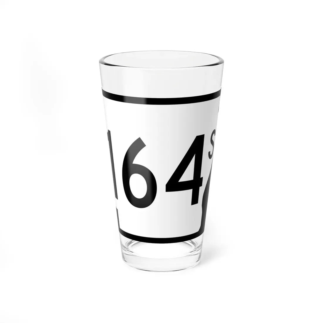 Arkansas 164S (Arkansas) (Road Sign) Pint Glass 16oz 16oz - Go Mug Yourself