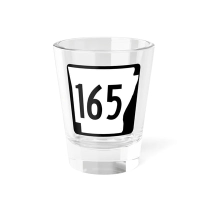 Arkansas 165 1970 (Arkansas) (Road Sign) Shot Glass 1.5oz 1.5oz - Go Mug Yourself
