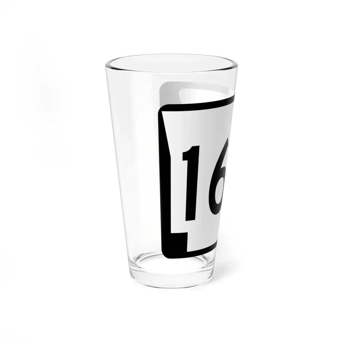 Arkansas 166 (Arkansas) (Road Sign) Pint Glass 16oz - Go Mug Yourself
