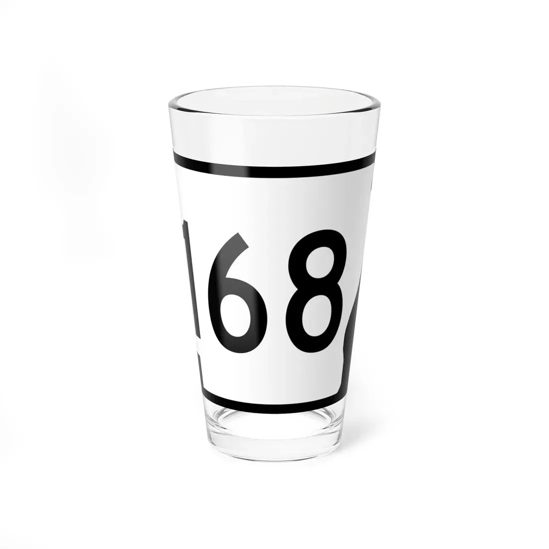 Arkansas 168 (Arkansas) (Road Sign) Pint Glass 16oz 16oz - Go Mug Yourself