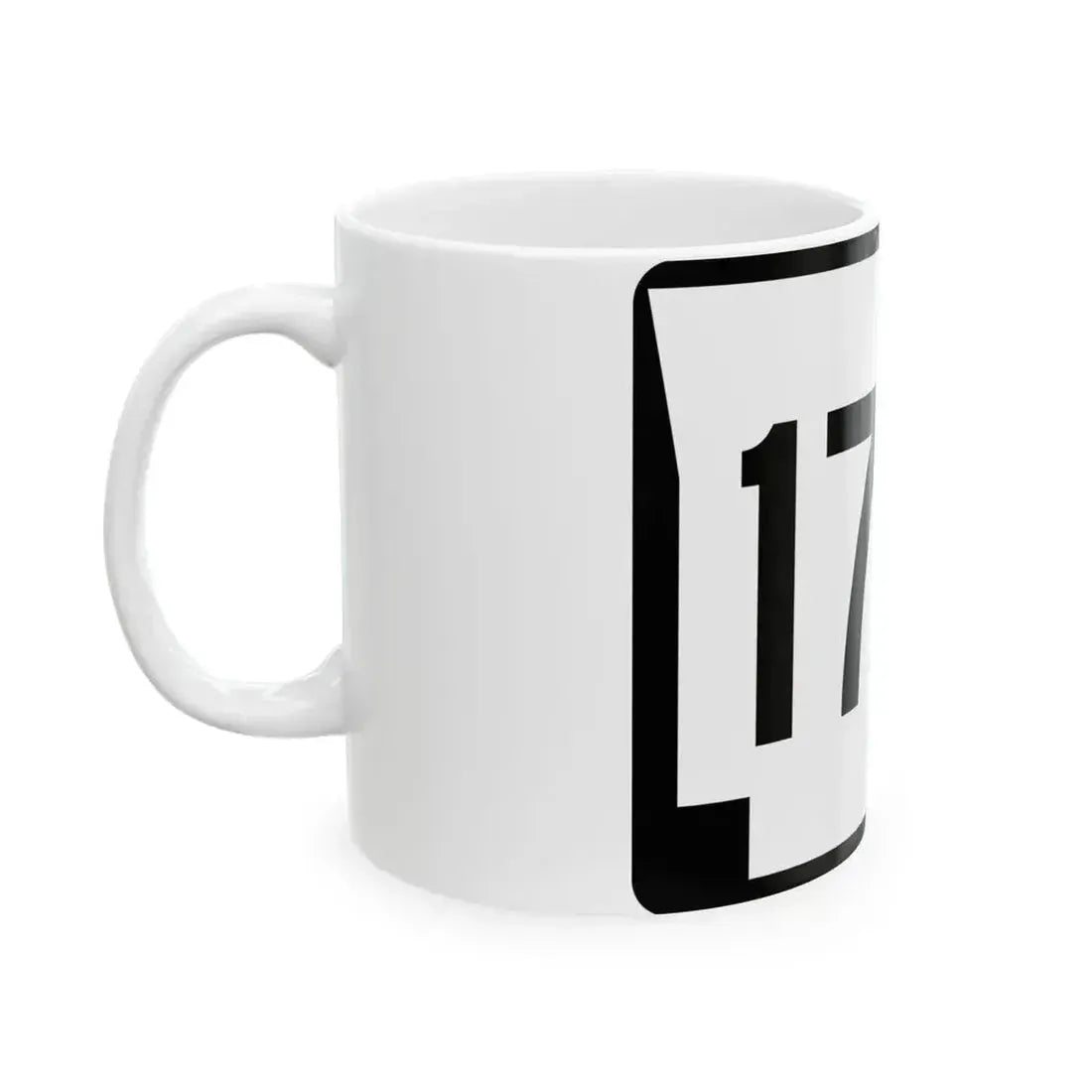 Arkansas 170 (Arkansas) (Road Sign) White Coffee Mug - Go Mug Yourself