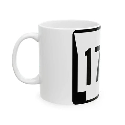 Arkansas 170 (Arkansas) (Road Sign) White Coffee Mug - Go Mug Yourself